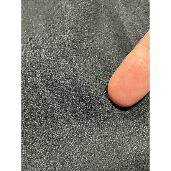 Free People Sleeveless Pleated Top V Neck Blouse Womens Size Small Layered Black - Picture 9 of 10